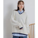 レイヤード風ニットPO | RETRO GIRL | 詳細画像16 