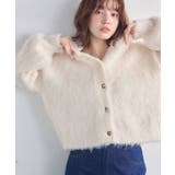 カール起毛ニットカーデ | RETRO GIRL | 詳細画像1 