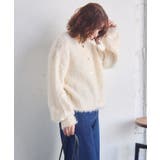 カール起毛ニットカーデ | RETRO GIRL | 詳細画像8 