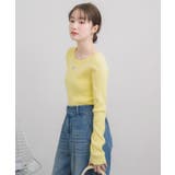 クルーネックリブニット | RETRO GIRL | 詳細画像10 