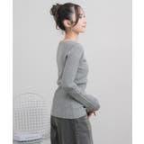 クルーネックリブニット | RETRO GIRL | 詳細画像31 