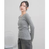 クルーネックリブニット | RETRO GIRL | 詳細画像33 