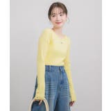 クルーネックリブニット | RETRO GIRL | 詳細画像8 