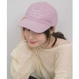 PNK0 | 刺繍入りウォッシュキャップ | RETRO GIRL
