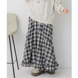 C/BLU | ランダムギャザーSK | RETRO GIRL