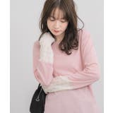 PNK0 | 袖レース切替PO | RETRO GIRL