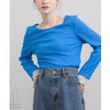 BLU0 | ラメ袖ドッキングCT | RETRO GIRL