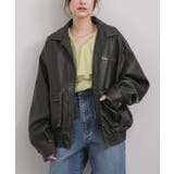 ヴィンテージライクFレザーJK | RETRO GIRL | 詳細画像1 