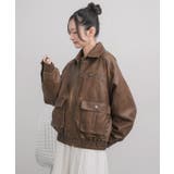 ヴィンテージライクFレザーJK | RETRO GIRL | 詳細画像18 