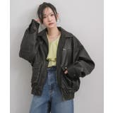 ヴィンテージライクFレザーJK | RETRO GIRL | 詳細画像2 