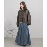 Fレザーショートブルゾン | RETRO GIRL | 詳細画像13 