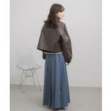 Fレザーショートブルゾン | RETRO GIRL | 詳細画像14 