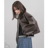 Fレザーショートブルゾン | RETRO GIRL | 詳細画像20 