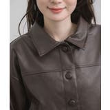 Fレザーショートブルゾン | RETRO GIRL | 詳細画像21 