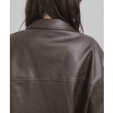 Fレザーショートブルゾン | RETRO GIRL | 詳細画像25 