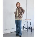 WZIPレザーブルゾン | RETRO GIRL | 詳細画像14 