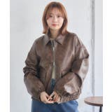 WZIPレザーブルゾン | RETRO GIRL | 詳細画像19 