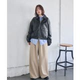 WZIPレザーブルゾン | RETRO GIRL | 詳細画像3 