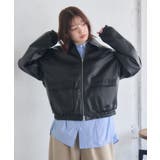 WZIPレザーブルゾン | RETRO GIRL | 詳細画像9 