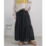 BLK1 | コットンレースフレアSK | RETRO GIRL