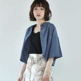 ブルー | ◎RETRO GIRL◎ デカポケ半袖SH | RETRO GIRL