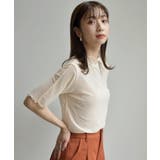 シアーHN5分袖Tee | RETRO GIRL | 詳細画像16 