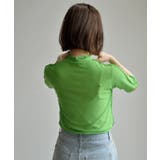 シアーHN5分袖Tee | RETRO GIRL | 詳細画像31 