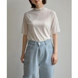 WHT2 | シアーHN5分袖Tee | RETRO GIRL
