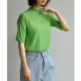 GRN0 | シアーHN5分袖Tee | RETRO GIRL