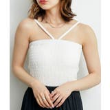 WHT1 | シャーリングキャミソール | RETRO GIRL