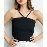 BLK1 | シャーリングキャミソール | RETRO GIRL