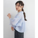 Bギャザー袖シャーリングSH | RETRO GIRL | 詳細画像23 