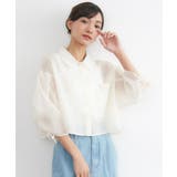 WHT2 | Bギャザー袖シャーリングSH | RETRO GIRL