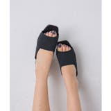 BLK1 | ニットミュールサンダル | RETRO GIRL