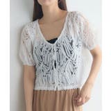 WHT2 | パフ袖オーガンジーBL | RETRO GIRL