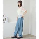 刺繍レース半袖CT | RETRO GIRL | 詳細画像12