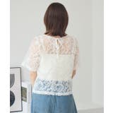 刺繍レース半袖CT | RETRO GIRL | 詳細画像17