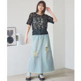 刺繍レース半袖CT | RETRO GIRL | 詳細画像18