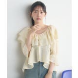 WHT4 | コットンレース襟フリルBL | RETRO GIRL