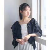 BLK1 | コットンレース襟フリルBL | RETRO GIRL