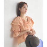 ORG0 | コットンレース襟フリルBL | RETRO GIRL