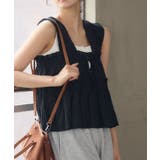 BLK1 | ノースリフリルビスチェ | RETRO GIRL