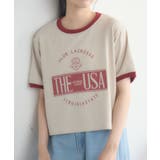 BEG0 | ロゴプリントリンガーTEE | RETRO GIRL
