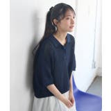 BLU0 | メッシュラガー5分袖NTPO | RETRO GIRL