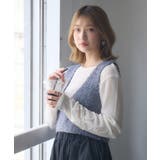 リボンヤーンベスト | RETRO GIRL | 詳細画像3 