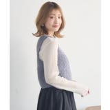 リボンヤーンベスト | RETRO GIRL | 詳細画像9 