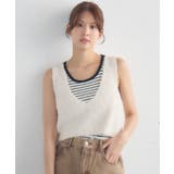 WHT4 | リボンヤーンベスト | RETRO GIRL