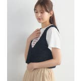 BLK1 | リボンヤーンベスト | RETRO GIRL