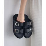 BLK1 | Wベルトサンダル | RETRO GIRL