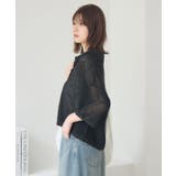 ペイズリー柄メッシュカーデ | RETRO GIRL | 詳細画像17 